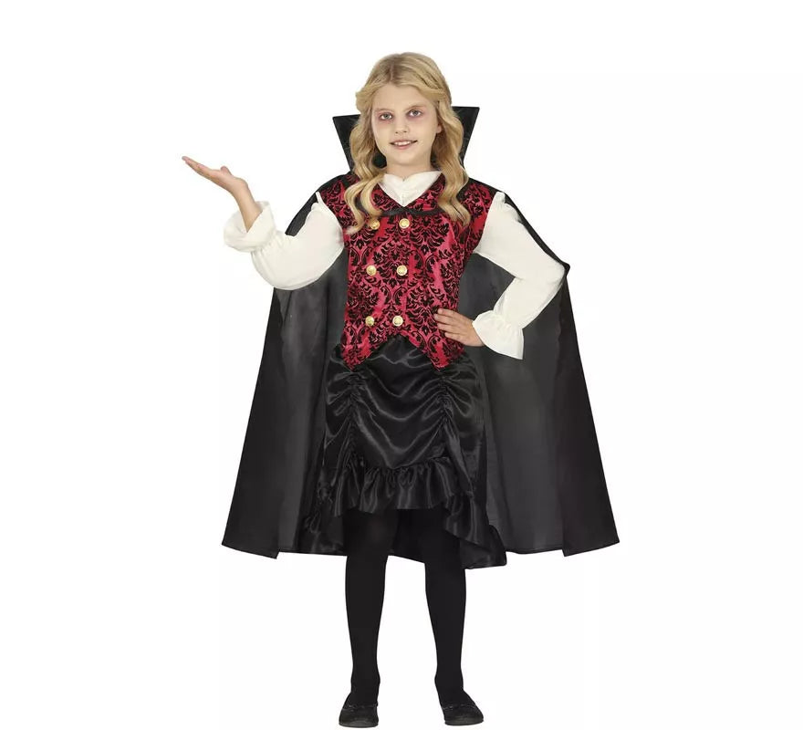Disfraz de Vampiresa Clásica para niña