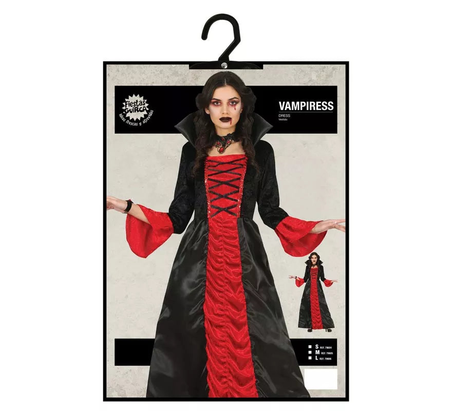 Translation missing: de.Disfraz de Vampiresa Clásica Roja para mujer