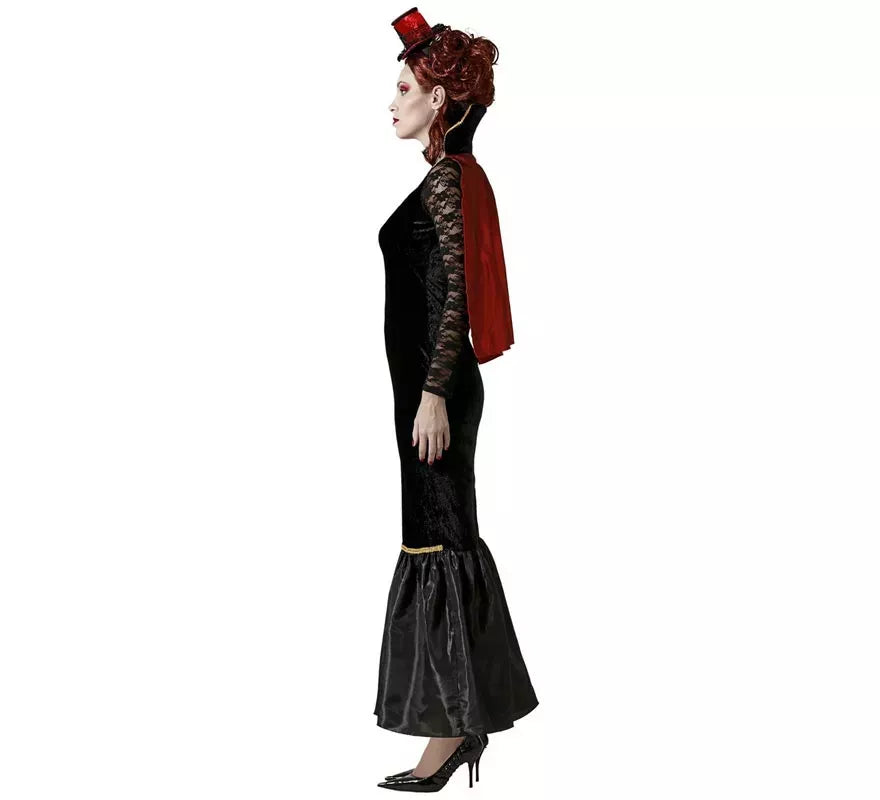 Disfraz de Vampiresa con capa para mujer