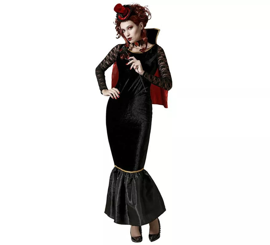 Translation missing: de.Disfraz de Vampiresa con capa para mujer
