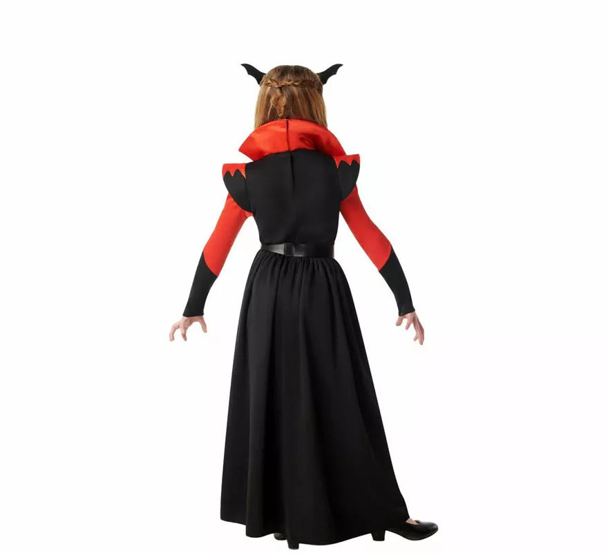 Translation missing: de.Disfraz de Vampiresa con Diadema para niña