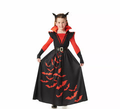Vampirkostüm mit Stirnband für Mädchen