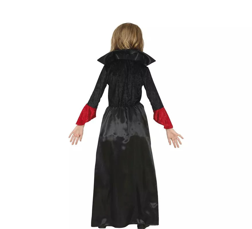 Translation missing: de.Disfraz de Vampiresa con vestido largo para niña