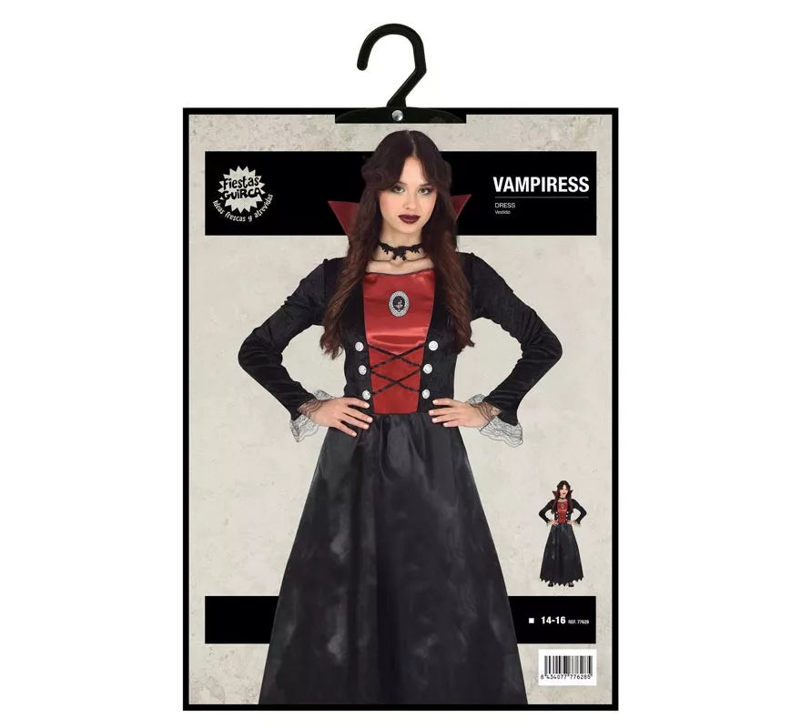 Translation missing: de.Disfraz de Vampiresa de Época para adolescente