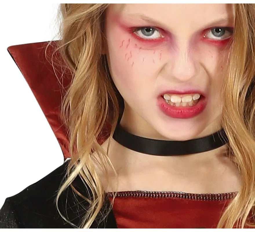 Translation missing: de.Disfraz de Vampiresa de Época para niña