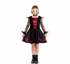 Elegantes Vampirinnenkostüm für Mädchen