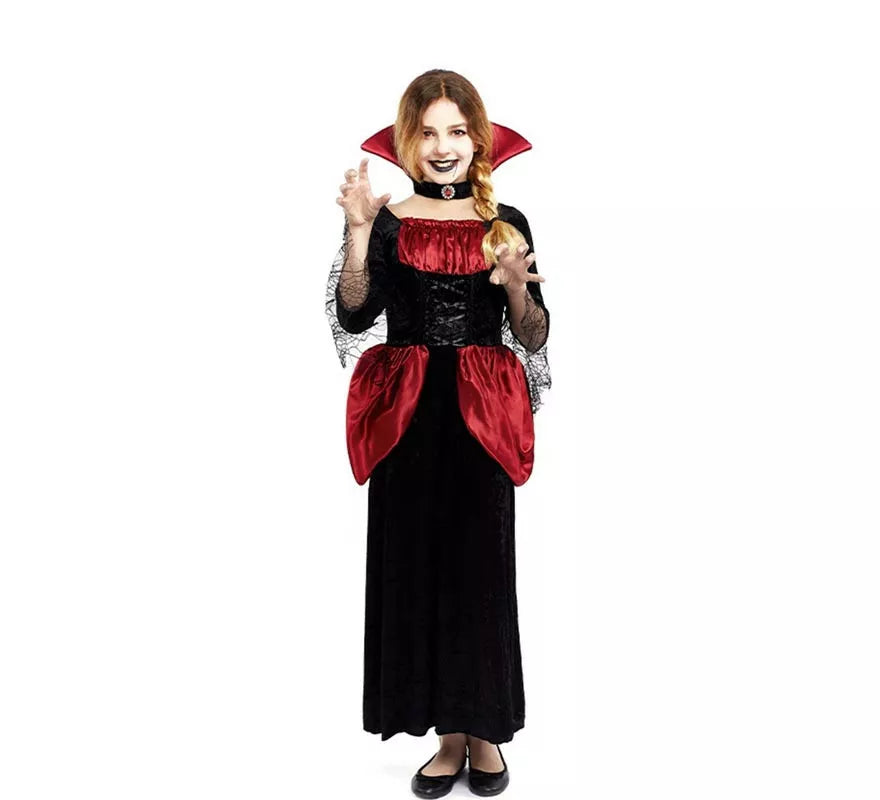 Translation missing: de.Disfraz de Vampiresa Gótica para niña