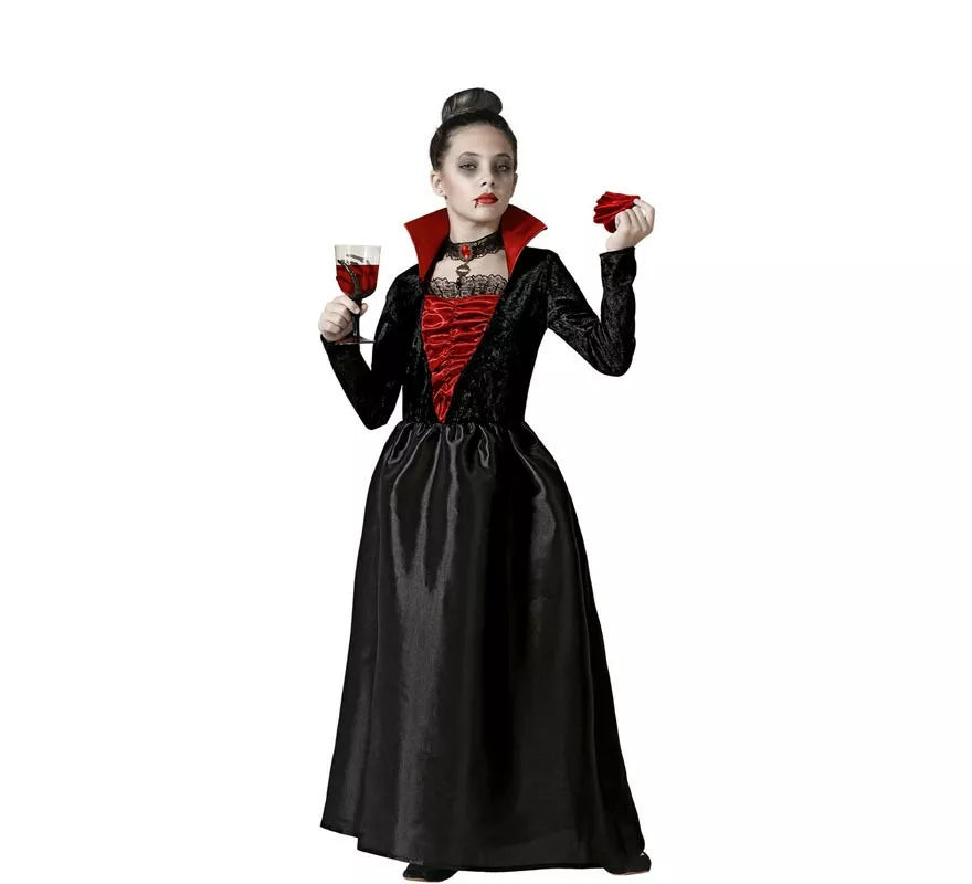 Translation missing: de.Disfraz de Vampiresa Gótica para niña