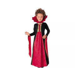 Red Gothic Vampire Kostüm für Mädchen