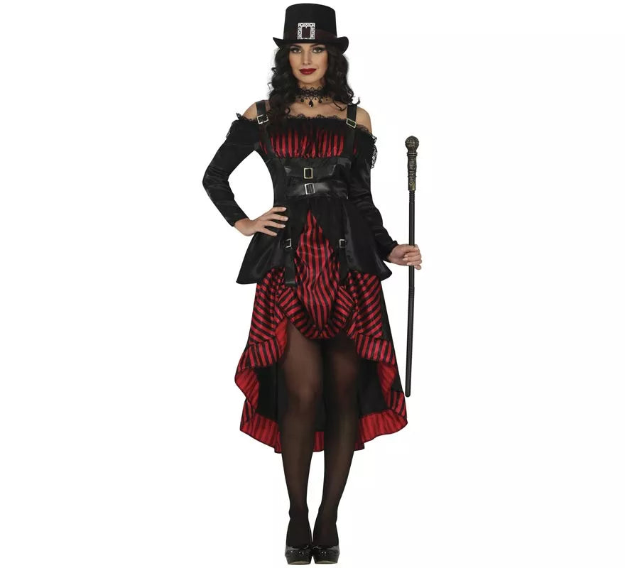 Disfraz de Vampiresa Gótica Steampunk para mujer