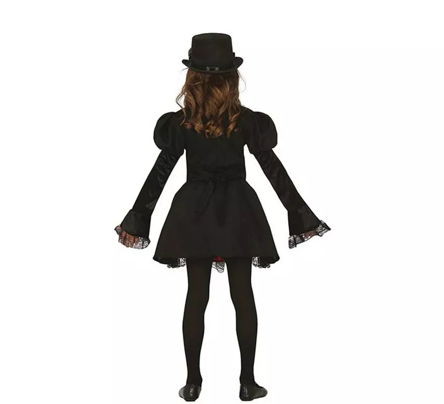Translation missing: de.Disfraz de Vampiresa Gótica Steampunk para niña