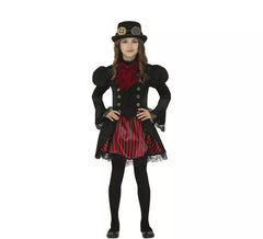 Gothic Vamp Kostüm für Mädchen