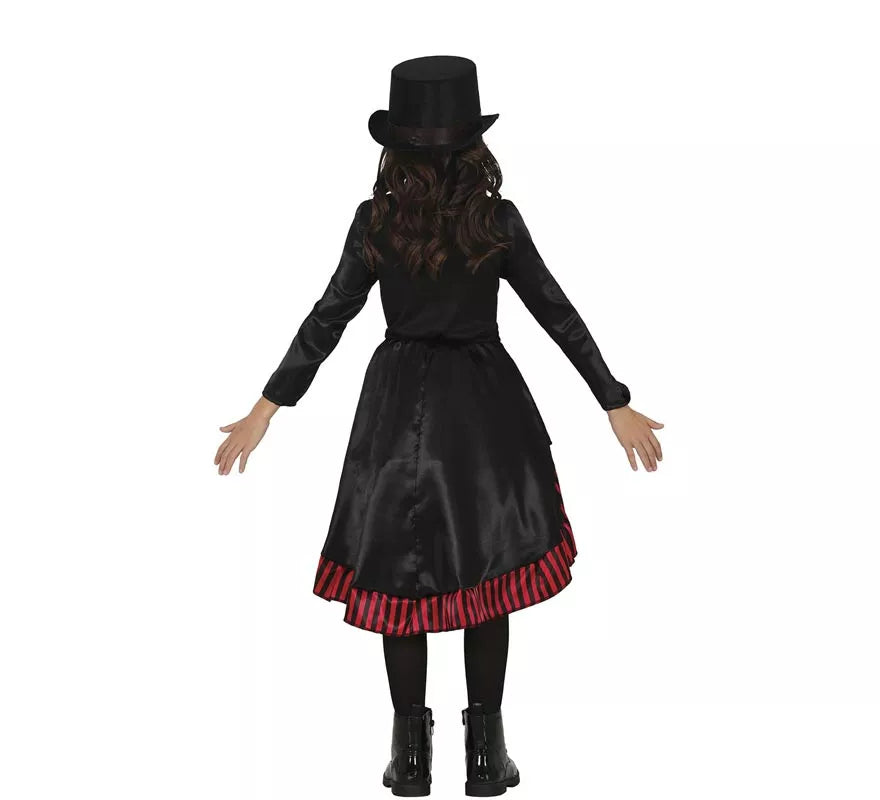 Translation missing: de.Disfraz de Vampiresa Gótica Steampunk para niña