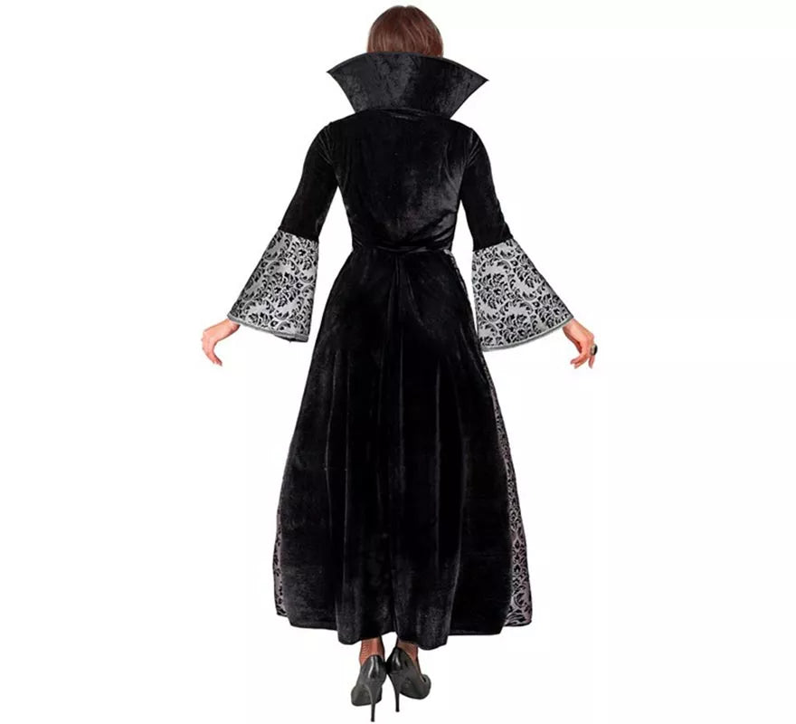 Translation missing: de.Disfraz de Vampiresa gris y negra para mujer