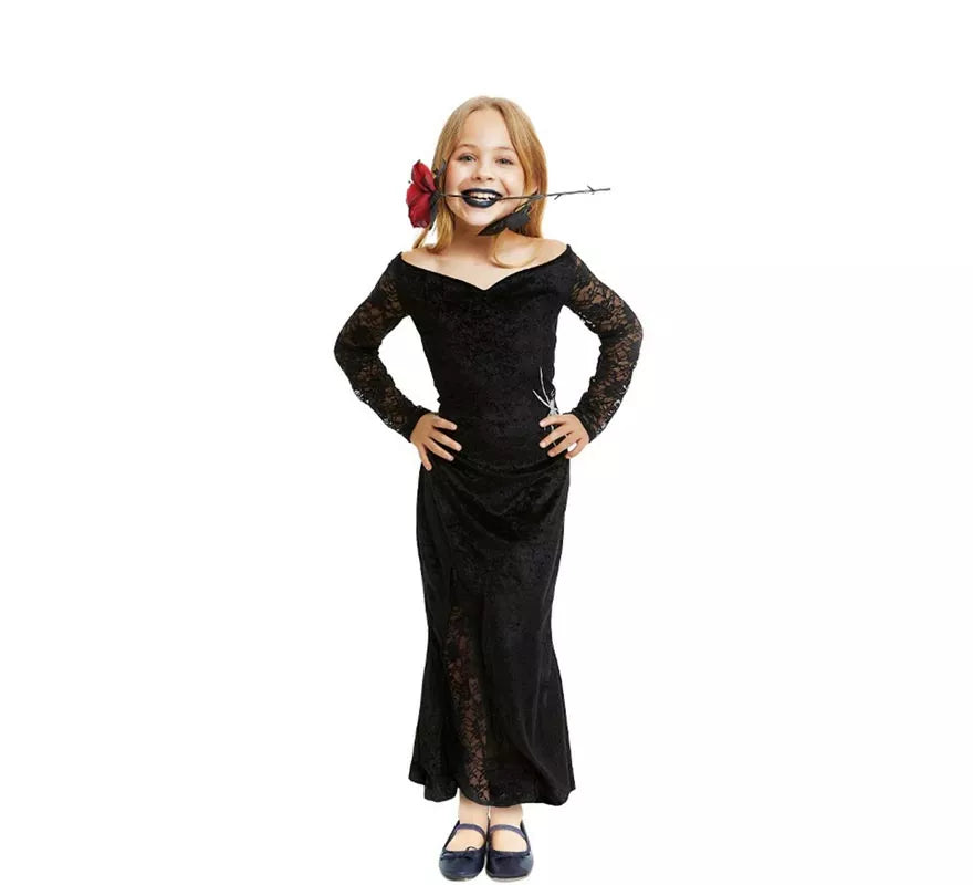 Translation missing: de.Disfraz de Vampiresa Madre Tenebrosa para niña