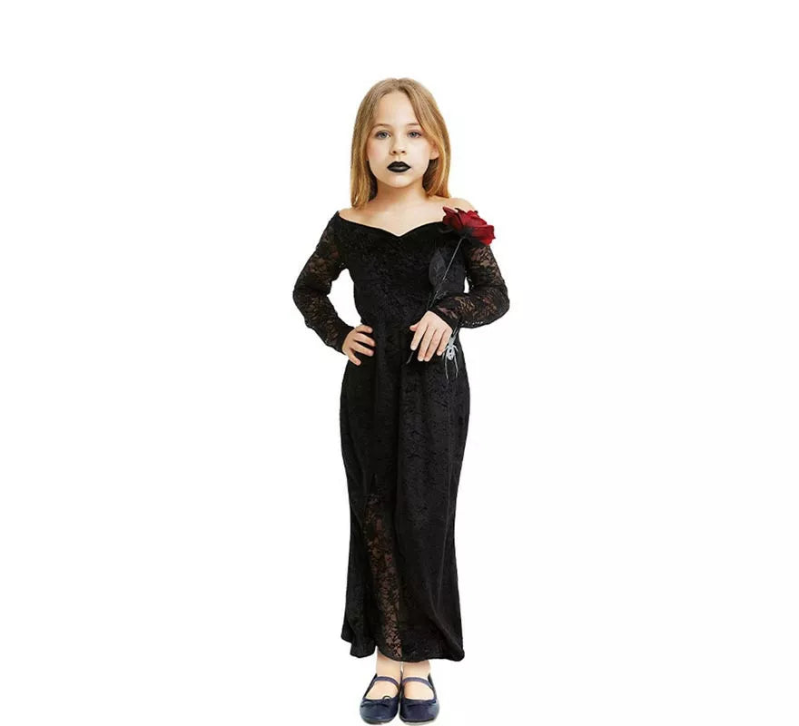 Translation missing: de.Disfraz de Vampiresa Madre Tenebrosa para niña