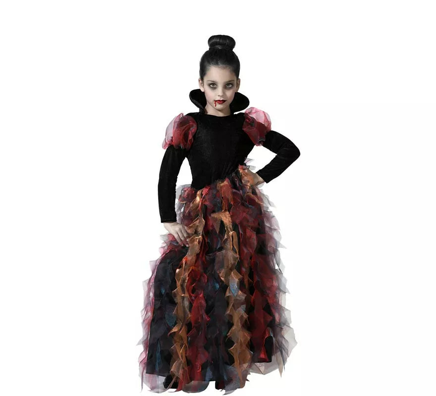 Disfraz de Vampiresa Multicolor para niña