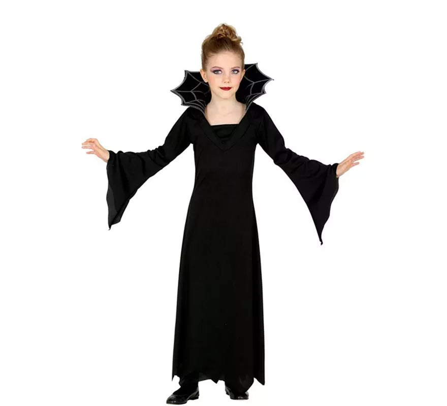 Translation missing: de.Disfraz de Vampiresa negro para niña