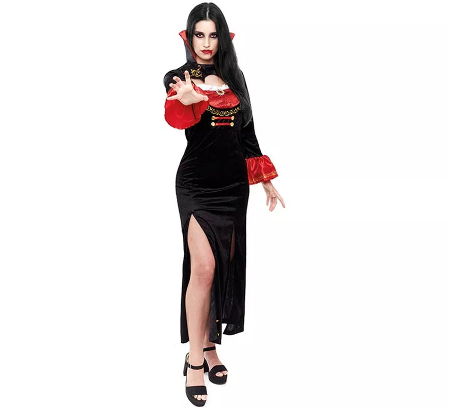 Disfraz de Vampiresa Puños rojos para mujer