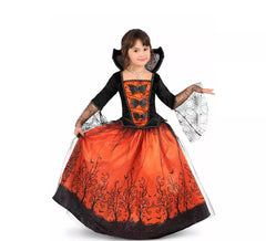 Vampirkönigin Halloween-Kostüm für Mädchen
