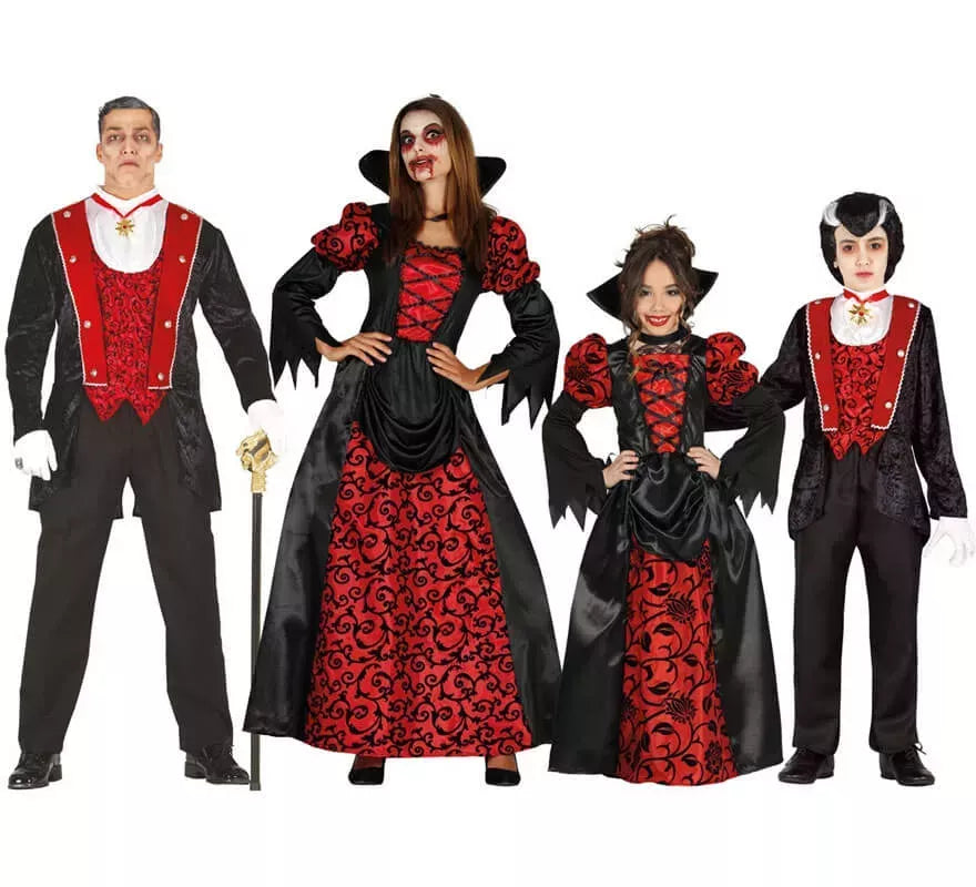 Translation missing: de.Disfraz de Vampiresa Roja para mujer