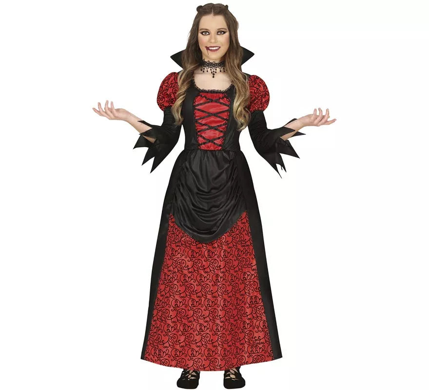Translation missing: de.Disfraz de Vampiresa Roja para mujer