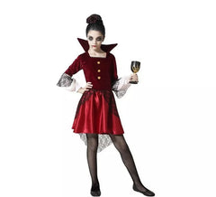 Red Vamp Kostüm für Mädchen