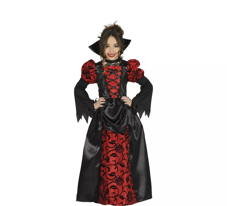 Translation missing: de.Disfraz de Vampiresa Roja para niña