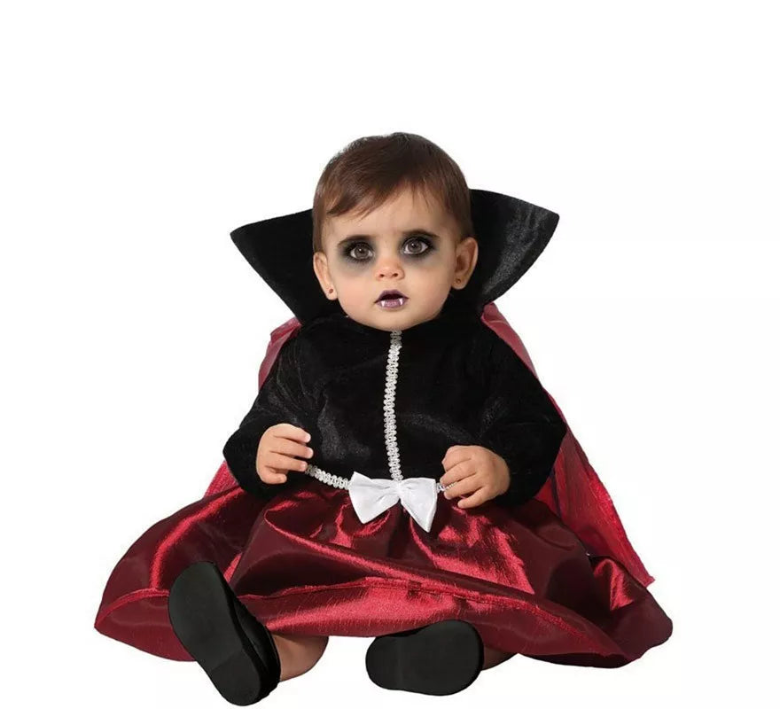 Translation missing: de.Disfraz de Vampiresa rojo y negro para bebé y niños