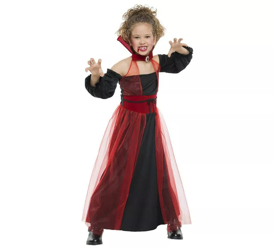 Translation missing: de.Disfraz de Vampiresa tul para niña