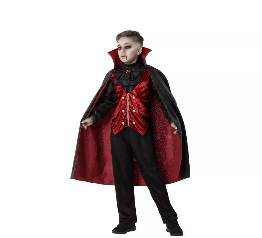 Translation missing: de.Disfraz de Vampiro Borgoña para niño