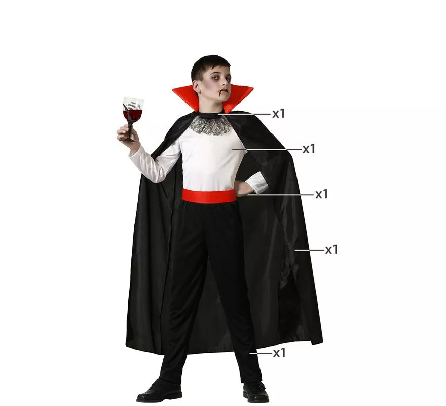 Translation missing: de.Disfraz de Vampiro Clásico para niño