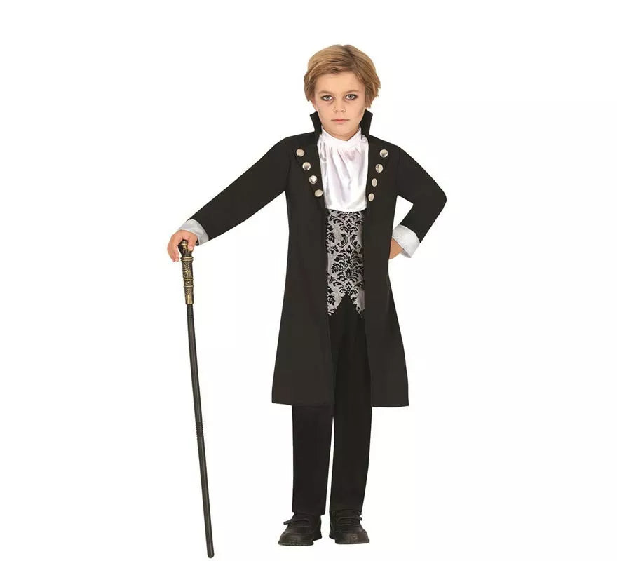 Disfraz de Vampiro de Plata para niño