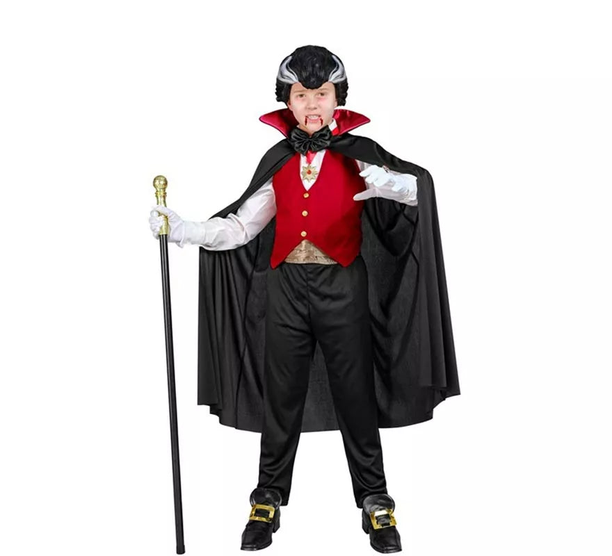 Translation missing: de.Disfraz de Vampiro Drácula para niño