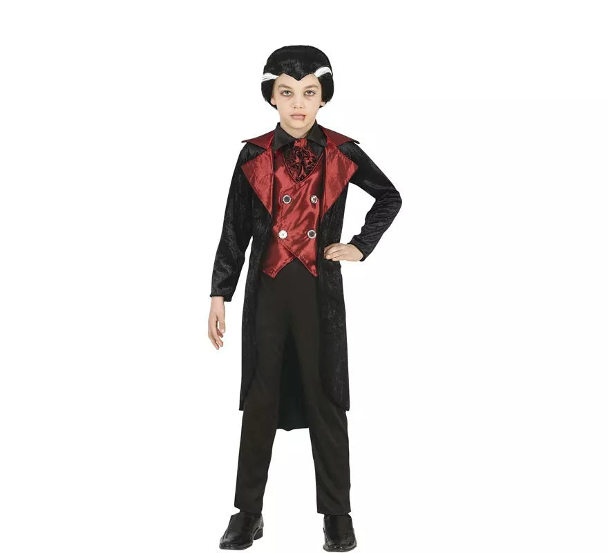 Translation missing: de.Disfraz de Vampiro Elegante con chaleco para niño