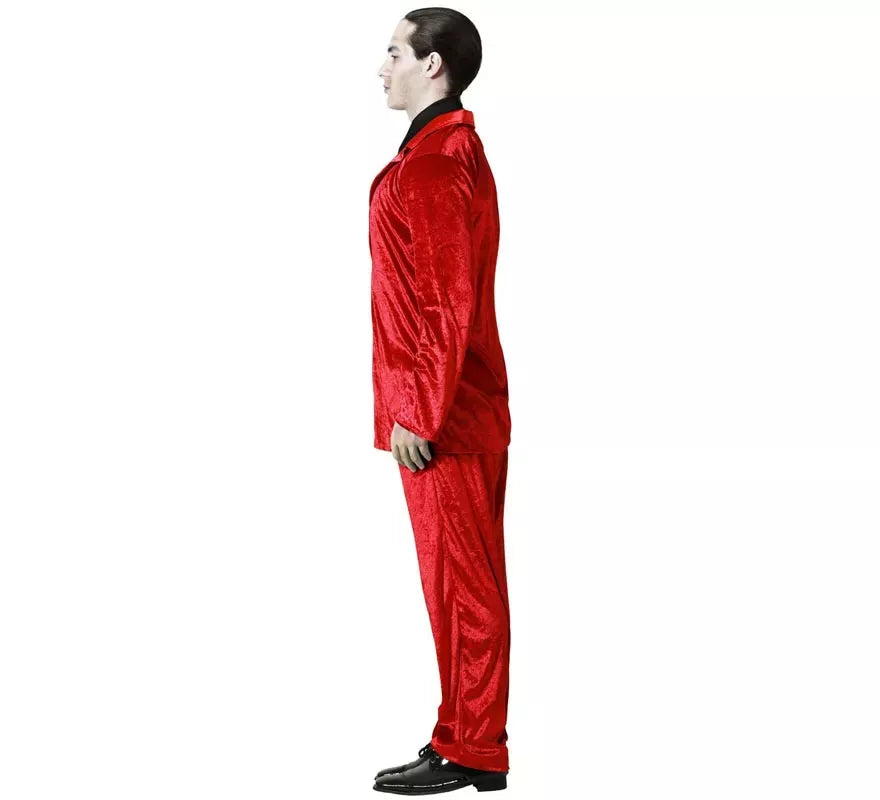 Translation missing: de.Disfraz de Vampiro Elegante Rojo para hombre