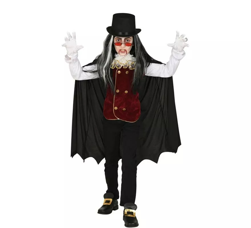 Translation missing: de.Disfraz de Vampiro Gótico para niño