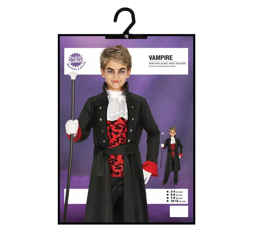 Translation missing: de.Disfraz de Vampiro Gótico para niño