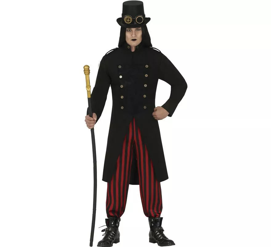 Translation missing: de.Disfraz de Vampiro Gótico Steampunk para hombre