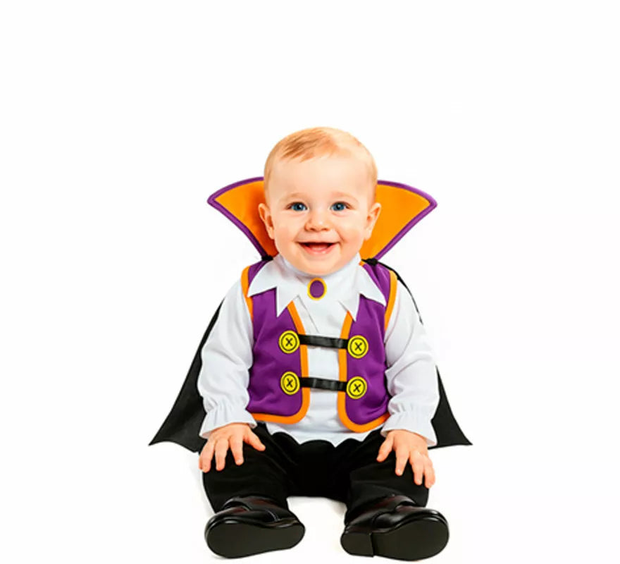 Translation missing: de.Disfraz de Vampiro Morado para niño y bebé