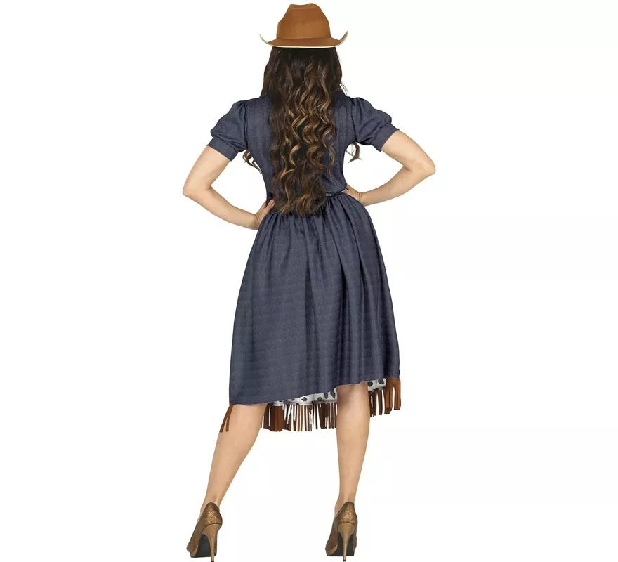 Translation missing: de.Disfraz de Vaquera con vestido estampado para mujer