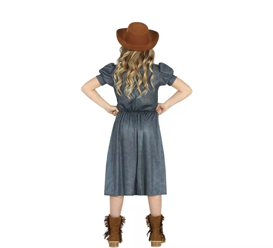 Translation missing: de.Disfraz de Vaquera con vestido estampado para niña