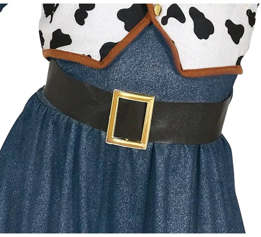 Translation missing: de.Disfraz de Vaquera con vestido estampado para niña