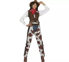 Cowboy-Cowgirl-Kostüm für Damen