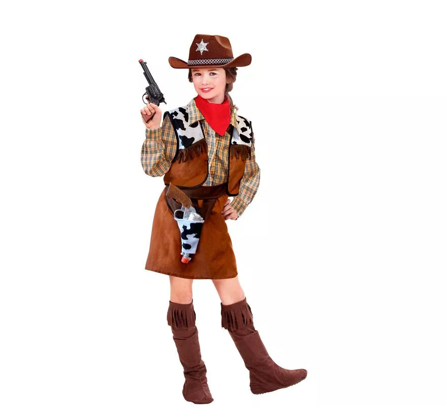 Translation missing: de.Disfraz de Vaquera Cowboy para niña