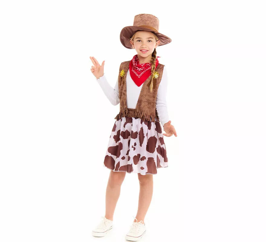 Translation missing: de.Disfraz de Vaquera Oeste para niña