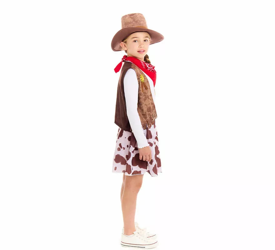 Translation missing: de.Disfraz de Vaquera Oeste para niña