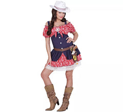Rebellisches Cowgirl-Kostüm für Damen