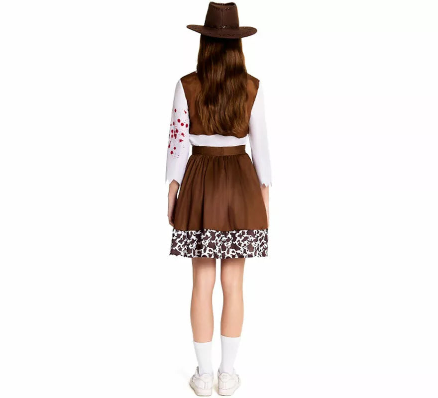 Translation missing: de.Disfraz de Vaquera Zombie para mujer