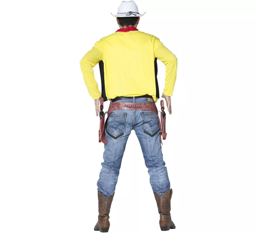 Translation missing: de.Disfraz de Vaquero amarillo para hombre
